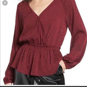 Brand New without Tags Leith Maroon top